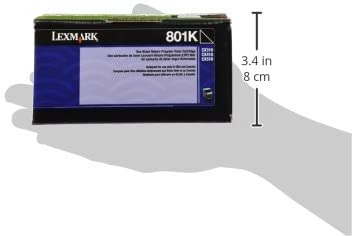 Lexmark 80C10K0 Black Return Program Toner 1 Pack