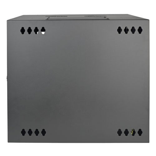 Tripp Lite 10U Wall Mount Rack Enclosure Server Cabinet with Acrylic Glass Window, Hinged, 20.5 Deep, Switch-Depth, Black