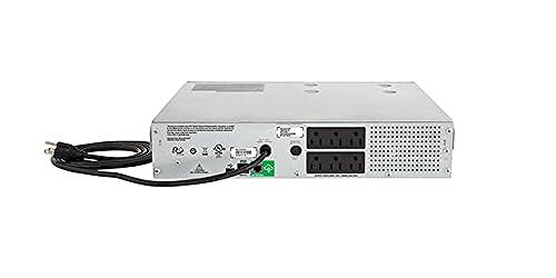 APC UPS 1000VA Smart-UPS with SmartConnect, Pure Sinewave UPS Battery Backup, Line Interactive, 120V Uninterruptible Power Supply, Rackmount UPS (SMC1000-2UC) 1000VA Rack Mount Smart-UPS