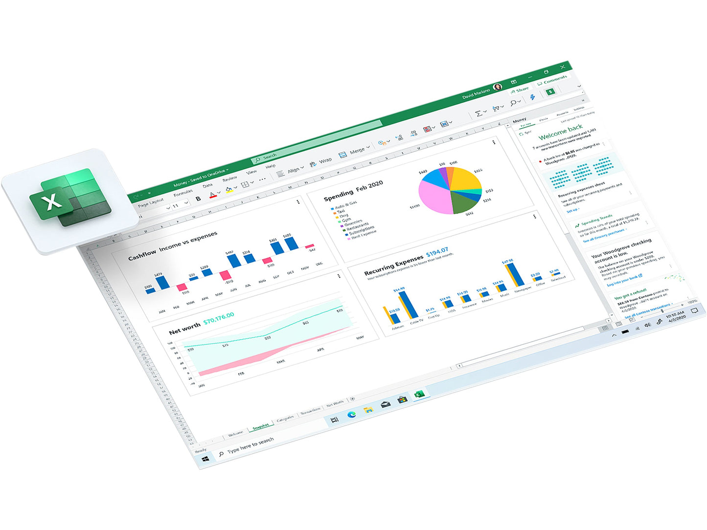 Microsoft 365 Personal | 12-Month Subscription, 1 person | Premium Office apps | 1TB OneDrive cloud storage | PC/Mac Keycard | French