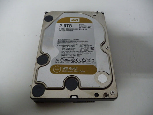 Western Digital Gold HDD 2000GB Serial ATA III Internal Hard Drive