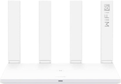 HUAWEI WiFi AX3 Quad Core Router with Wi-Fi 6 Plus, Speed up to 3000 Mbps, Quad-Core 1.4GHz CPU, 160 MHz frequency bandwidth, supports 1024-QAM (Canada Warranty)