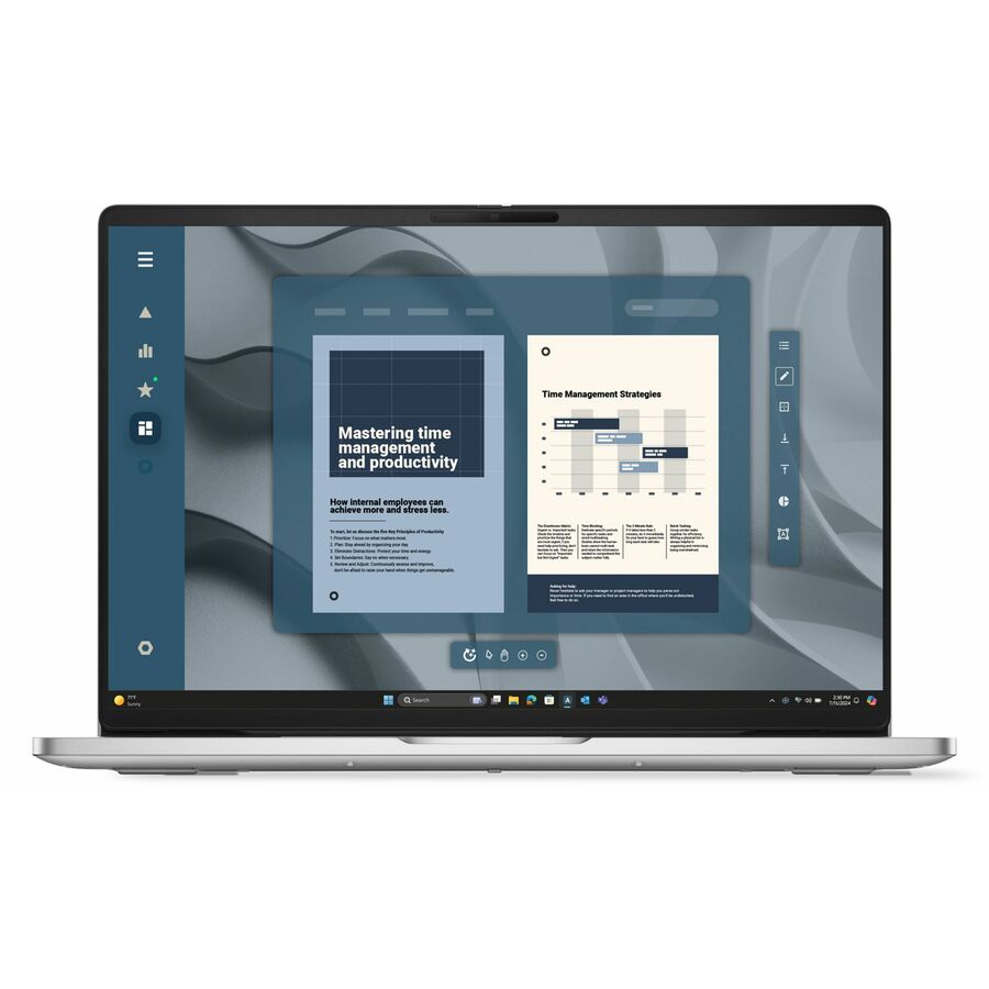 Dell Pro 16 PC16255 16 Copilot+ PC Notebook - AMD Ryzen AI 7 350 - 16 GB - 512 GB SSD - Windows 11 Pro - AMD Radeon 860M Graphics - Webcam - IEEE 802.11ax Wireless LAN Standard   TRW0D