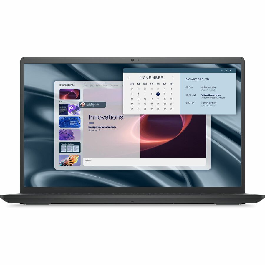 Dell Pro 15 Essential PV15255 15.6 Notebook - AMD Ryzen 5 7520U - 8 GB - 512 GB SSD - Windows 11 Pro - AMD Radeon 610M Graphics - Wi-Fi 5 (C6VK7)