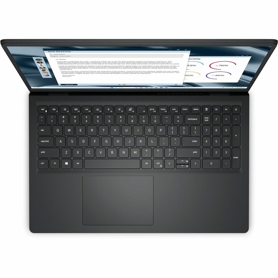 Dell Pro 15 Essential PV15255 15.6 Notebook - AMD Ryzen 5 7520U - 8 GB - 512 GB SSD - Windows 11 Pro - AMD Radeon 610M Graphics - Wi-Fi 5 (C6VK7)