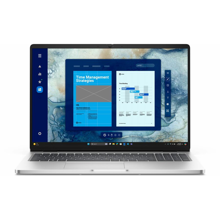 Dell Pro 16 PC16250 16 Touchscreen Notebook - Full HD Plus - Intel Core Ultra 7 265U - 16 GB - 512 GB SSD - Windows 11 Pro - Webcam - Wi-Fi 6E - C7G6J