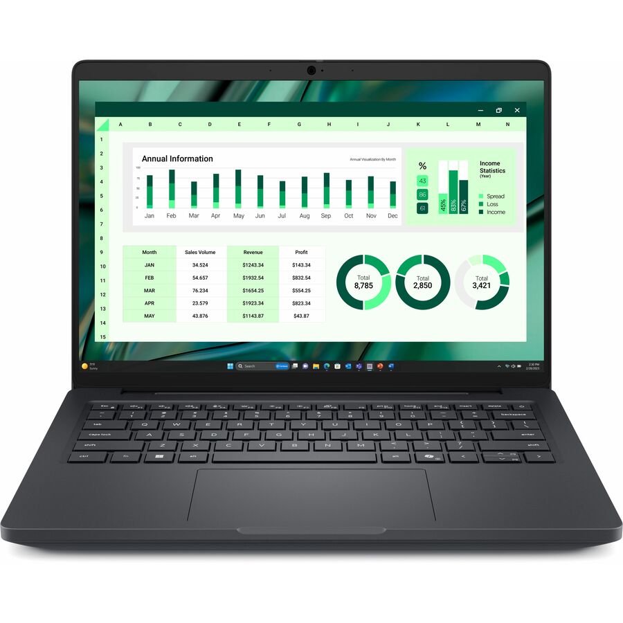Dell Pro Max MC14250 14 Touchscreen Copilot+ PC Notebook - Full HD Plus - Intel Core Ultra 7 255H - 16 GB - 512 GB SSD - Windows 11 Pro - Intel Arc Pro 140T Graphics - Webcam - Wi-Fi 7 - WNHT0