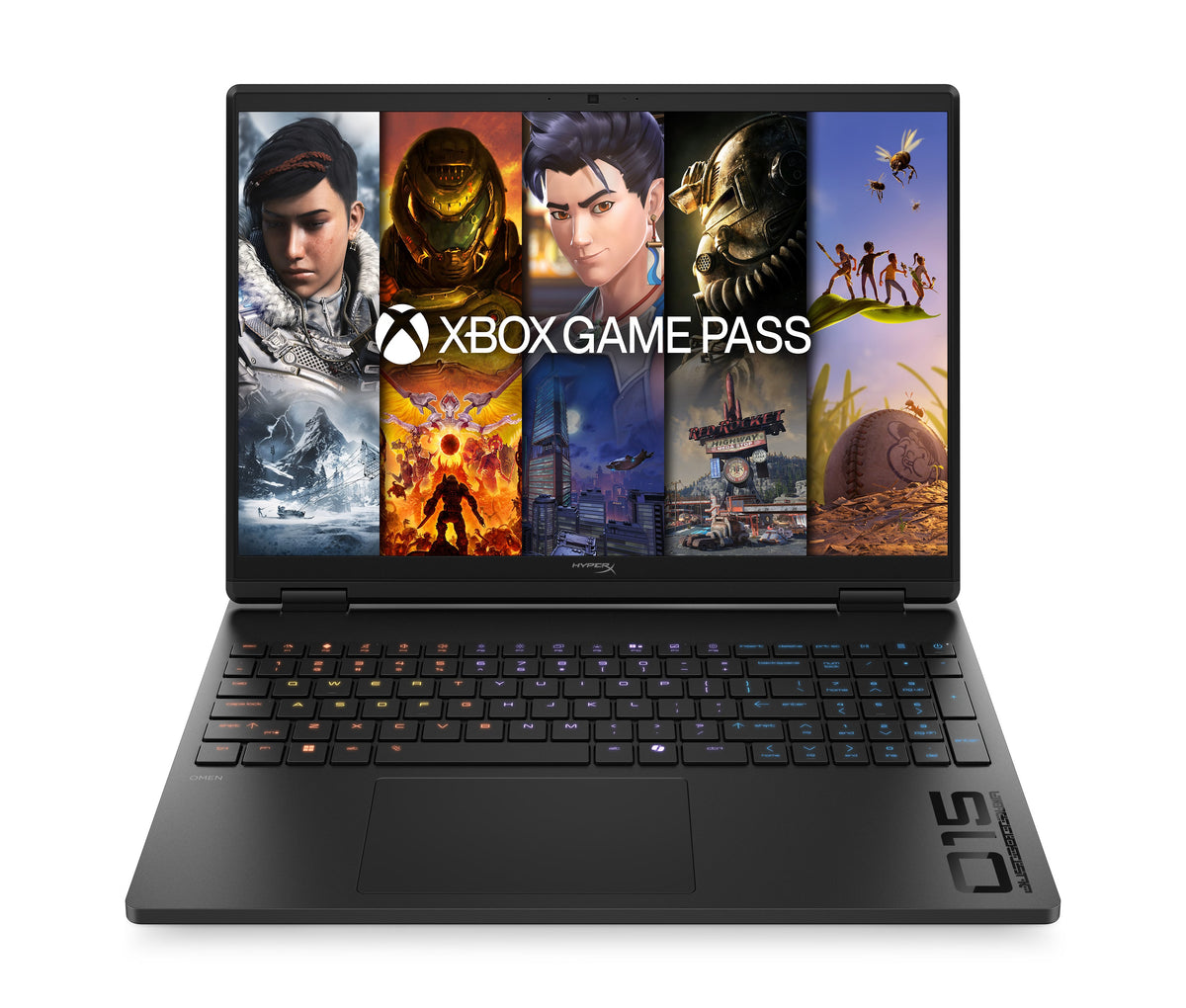 HP HyperX Omen - 15.3 165 Hz - AMD Ryzen 5 240 - GeForce RTX 5050 Laptop GPU - 8GB DDR5 Memory DDR5 5600 - 512GB NVMe SSD - Windows 11 Home  (D61VLUA#ABL )