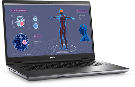 DELL Mobile Workstation 17 Precision 7780 Intel Core i7 13th Gen 2.10GHz 32GB Memory 512 GB SSD NVIDIA Quadro RTX 4000 17.0 Windows 11 Pro 7780 Notebook Laptop