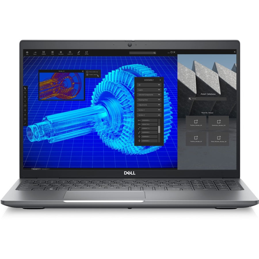 Dell Precision 3000 3581 15 Mobile Workstation - Full HD - 1920 x 1080 - Intel Core i7 13th Gen i7-13800H Tetradeca-core (14 Core) 2.50 GHz - 16 GB Total RAM - 512 GB SSD - Titan Gray