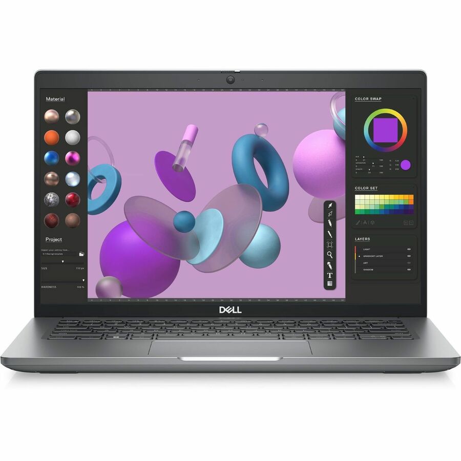 Dell Precision 3000 3480 14 Mobile Workstation - Full HD - 1920 x 1080 - Intel Core i7 13th Gen i7-1355U Deca-core (10 Core) 1.70 GHz - 16 GB Total RAM - 512 GB SSD - Titan Gray