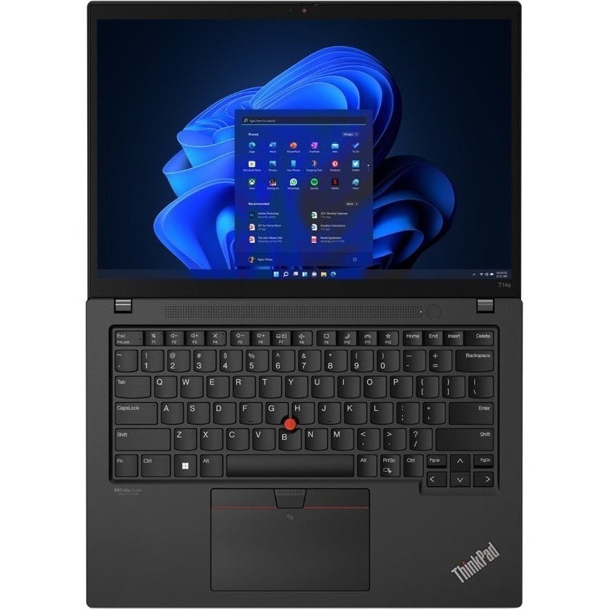 Lenovo ThinkPad T14s Gen 3 21CQ000HCA 14 Notebook WUXGA - 1920 x 1200 - AMD Ryzen 5 PRO 6650U Hexa-core (6 Core) 2.90 GHz - 16 GB Total RAM - 256 GB SSD - Black - Windows 11 Pro - AMD Radeon Graphics