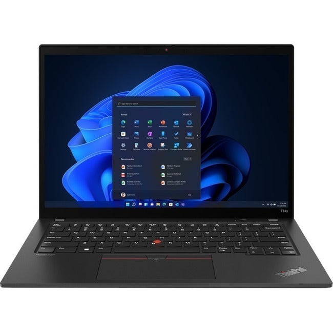 Lenovo ThinkPad T14s Gen 3 21CQ000HCA 14 Notebook WUXGA - 1920 x 1200 - AMD Ryzen 5 PRO 6650U Hexa-core (6 Core) 2.90 GHz - 16 GB Total RAM - 256 GB SSD - Black - Windows 11 Pro - AMD Radeon Graphics