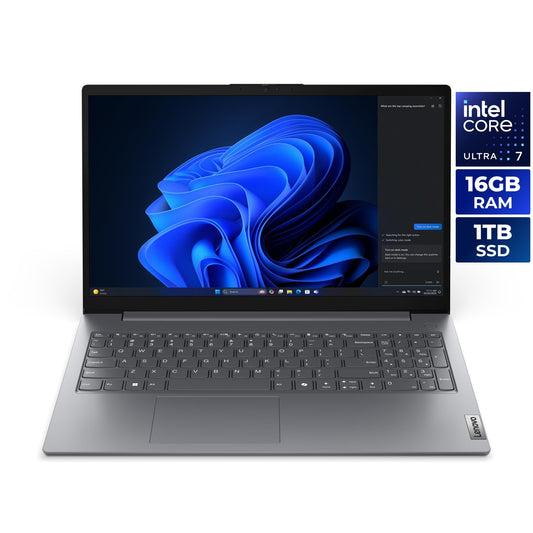 Lenovo V15 15.6 Gen 5 Intel Core 7 240H Laptop 16GB RAM 1TB SSD Windows 11 Home (83HFA08GUS)