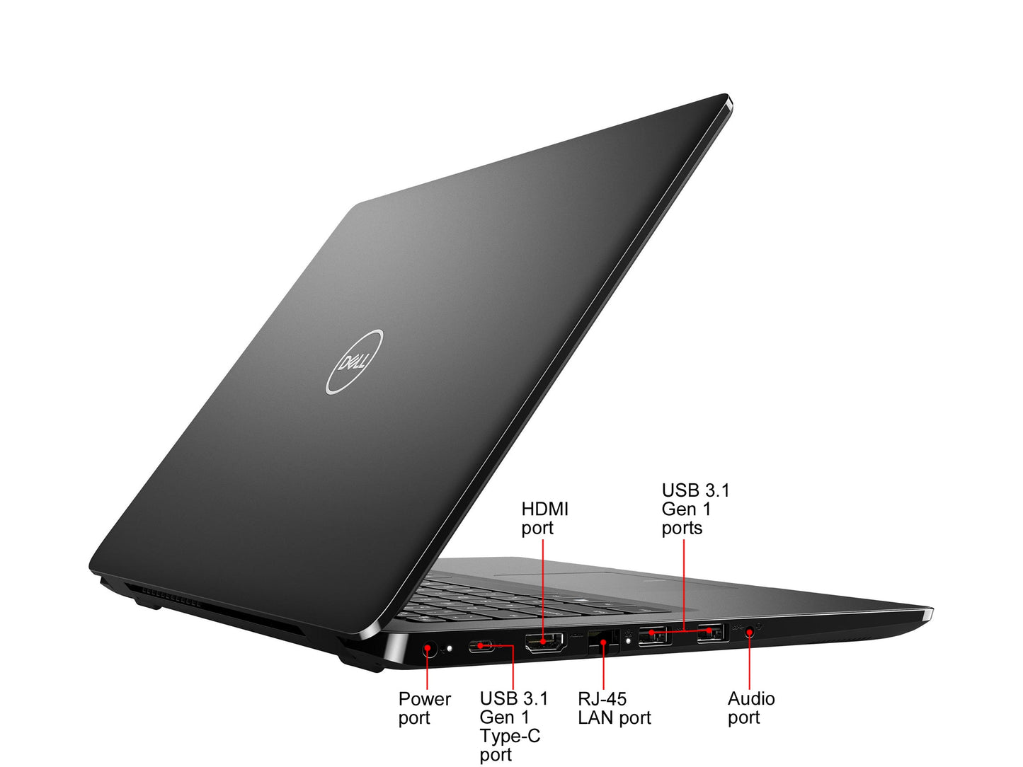 DELL Laptop Latitude 3400 Intel Core i5-8265U 8GB Memory 256 GB SSD Intel UHD Graphics 620 14.0" Windows 10 Pro 64-bit PT7PN