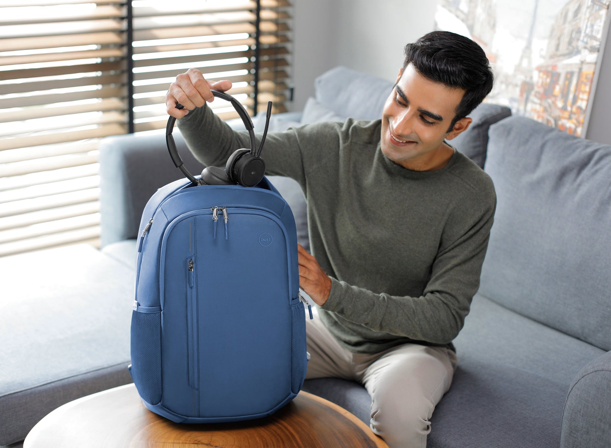 Dell EcoLoop Urban Laptop Backpack DELL-CP4523B Blue