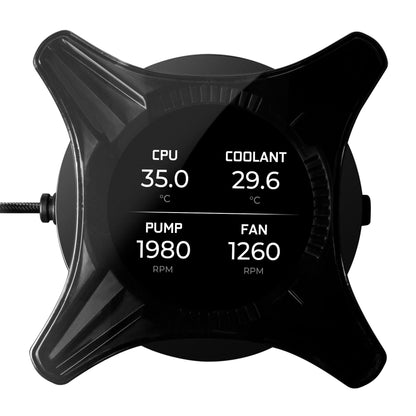 EVGA CLCx 360mm All-In-One LCD CPU Liquid Cooler, 3x 120mm PWM ARGB Fans, Intel, AMD, 5 YR Warranty, 400-HY-CX36-V1