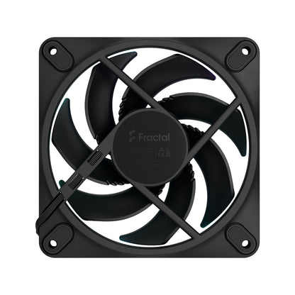 Fractal Design Momentum 12 RGB PWM Black 120 mm ARGB LED FDB (Fluid Dynamic Bearing) PC Case Fan (3-pack)