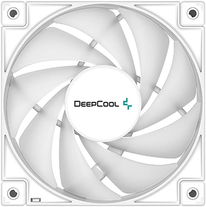Deepcool FC120-3 in 1 WHITE-3 IN 1 Performance 120 mm Addressable RGB LED Case Fan, White 3 pack R-FC120-WHAMN3-G-1 Hydro Bearing