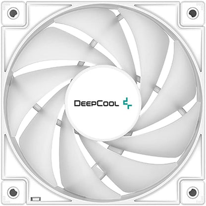Deepcool FC120-3 in 1 WHITE-3 IN 1 Performance 120 mm Addressable RGB LED Case Fan, White 3 pack R-FC120-WHAMN3-G-1 Hydro Bearing