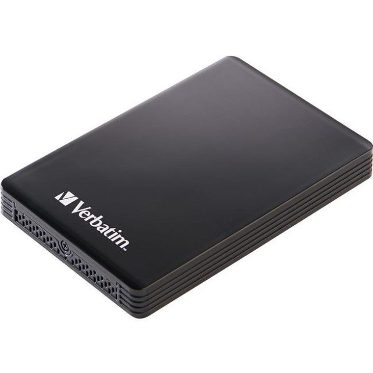 Verbatim Hard Disk Drives - 256gb Vx460 External Ssd - 5.2in. X 7.3in. X 1.5in. - Black