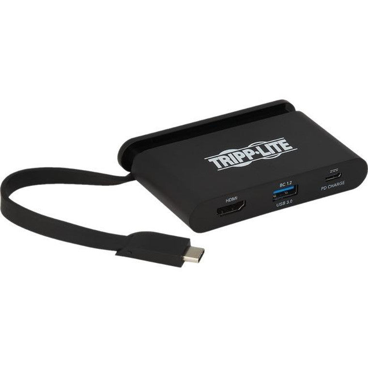 Tripp Lite Usb C Multiport Adapter Converter 4K W/ /Hdmi, Gigabit Ethernet, Usb-A Hub, Pd Charging, Storage Cable Thunderbolt 3 Compatible U444T6NH4UBC