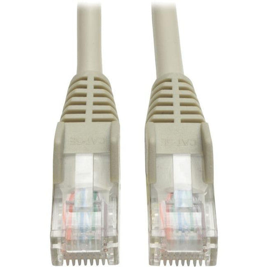 Tripp Lite 200ft Cat5e Cat5 Snagless Molded Patch Cable RJ45 M/M Gray 200
