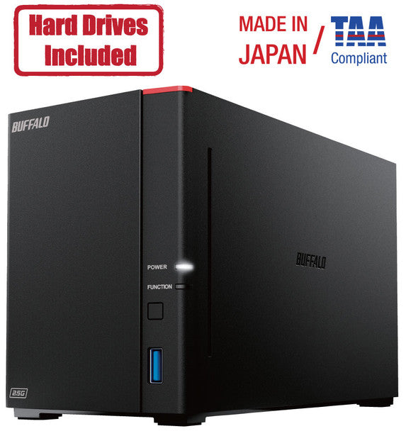 Buffalo LinkStation 700 Series LS720D0402 - NAS Server - 4 TB - TAA Compliant