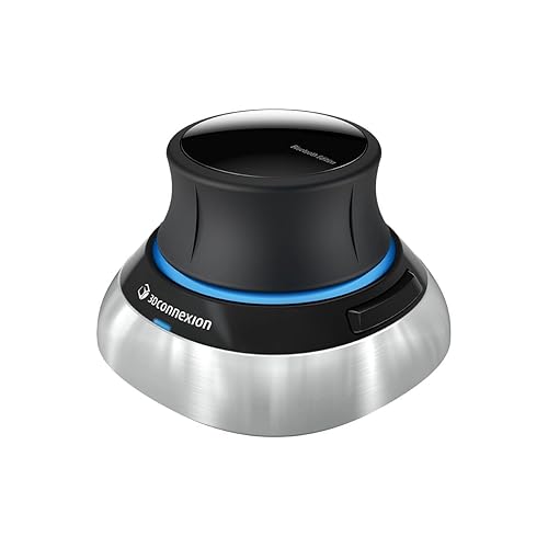 3Dconnexion SpaceMouse Wireless Bluetooth Edition - Wireless - Bluetooth - 2.40 GHz - Rechargeable - USB Type C - 2 Programmable Button(s) - Dealtargets