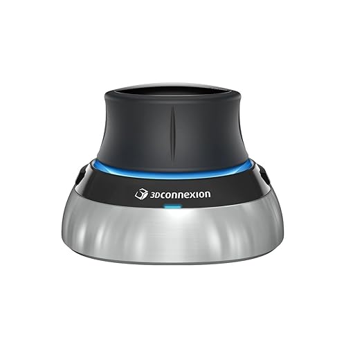 3Dconnexion SpaceMouse Wireless Bluetooth Edition - Wireless - Bluetooth - 2.40 GHz - Rechargeable - USB Type C - 2 Programmable Button(s) - Dealtargets