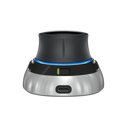 3Dconnexion SpaceMouse Wireless Bluetooth Edition - Wireless - Bluetooth - 2.40 GHz - Rechargeable - USB Type C - 2 Programmable Button(s) - Dealtargets