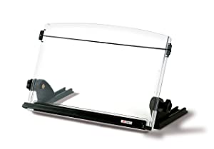 3M Adjustable Document Copy Holder, In - line with Monitor Minimizing Head and Neck Movement, 150 Sheet Capacity Holds Sheets to Books, Elastic Line Guide Keeps Pages Open, 14" Wide, Black (DH630) - Dealtargets.ca