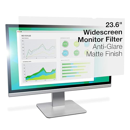 3M Anti - Glare Computer Screen Filter for 23.6 inch Monitors - Widescreen 16:9 - AG236W9B Anti - Glare 23.6" - Dealtargets.ca