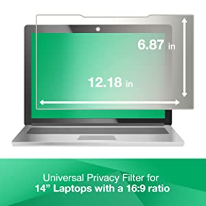 3M Anti - Glare Filter for 14" Widescreen Laptop (AG140W9B) 14.0" Widescreen Laptop - Dealtargets.ca