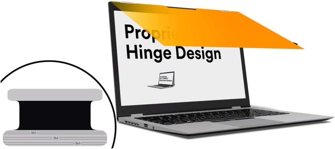 3M Comply Attachment Set - Full Screen Universal - Notebook Privacy Filter - 11.6" - 15.6" - Black - Dealtargets.ca