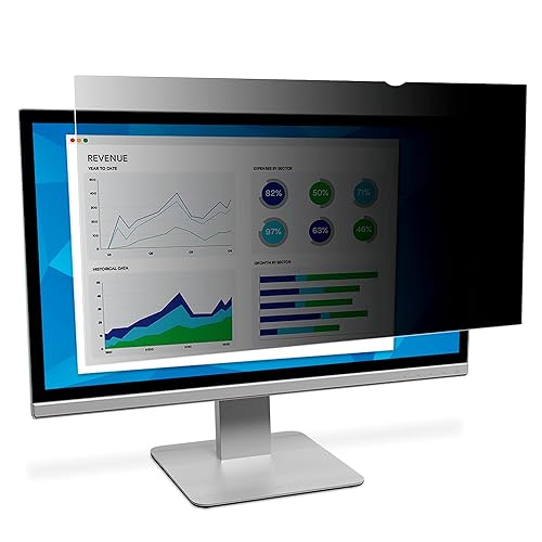 3M Computer Privacy Screen Filter for 24 inch Monitors - Black - Widescreen 16:9 - PF240W9B - Dealtargets.ca
