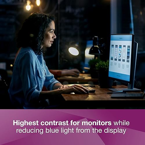 3M Computer Privacy Screen Filter for 24 inch Monitors - High Clarity - Widescreen 16:10 - HC240W1B High Clarity 16:10 High Clarity - Dealtargets.ca