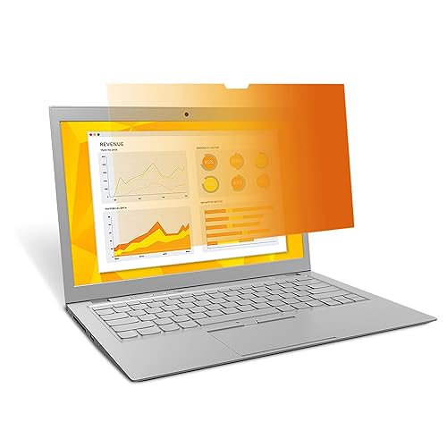3M Gold Frameless Privacy Filter for 15.6" Widescreen Laptop, 16:9 Aspect Ratio - Dealtargets.ca
