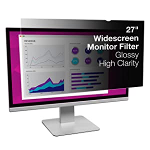 3M High Clarity Privacy Filter for 27" Monitor (HC270W9B) 27" Widescreen Monitor - Dealtargets.ca