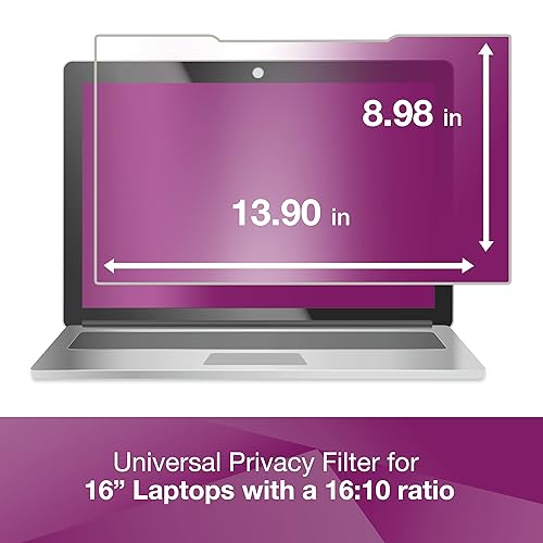 3M High Clarity Privacy Filter for Apple MacBook Pro 16 with Comply Attachment System, HCNAP004 - Dealtargets.ca
