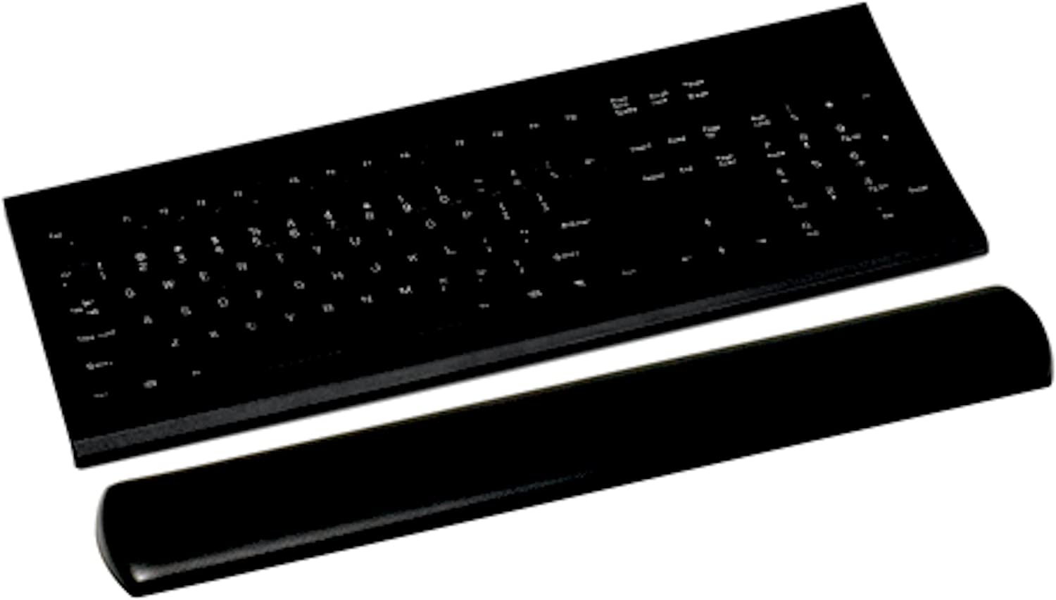 3M™ Large Gel Wrist Rest For Keyboards, 19"H x 0.8"W x 2.8"D, Black - Dealtargets.ca