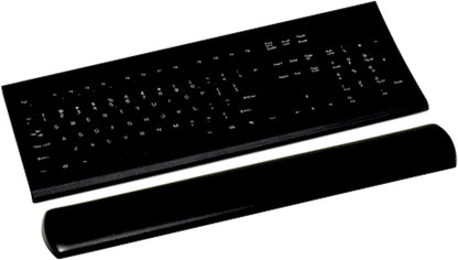 3M™ Large Gel Wrist Rest For Keyboards, 19"H x 0.8"W x 2.8"D, Black - Dealtargets.ca