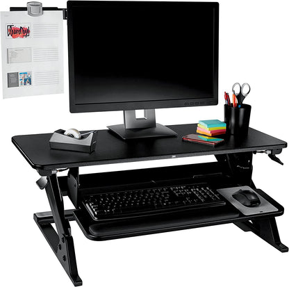3M Monitor Mount Document Clip Copy Clip, Mounts Right or Left with Command™ Adhesive, Use on Monitors and Laptops for Easy Viewing and Reduced Clutter, Holds up to 30 Sheets, Black (DH240MB) - Dealtargets.ca