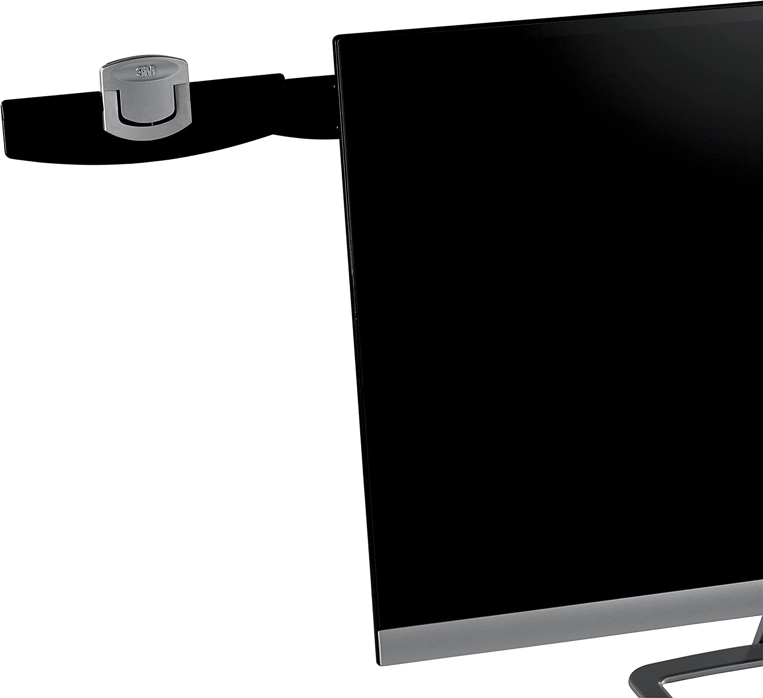 3M Monitor Mount Document Clip Copy Clip, Mounts Right or Left with Command™ Adhesive, Use on Monitors and Laptops for Easy Viewing and Reduced Clutter, Holds up to 30 Sheets, Black (DH240MB) - Dealtargets.ca