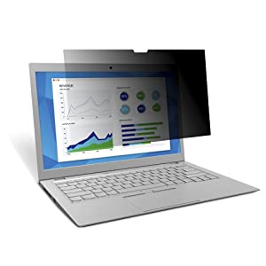 3M - PF135C3E - 3M Touch Privacy Filter for 13.5in Full Screen Laptop with Comply Flip Attach, 3:2, PF135C3E Black, Matte - for 13.5 Widescreen LCD Notebook - 3:2 - Scratch Resistant, Fingerprint - Dealtargets.ca
