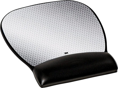 3M Precise Mouse Pad with Gel Wrist Rest, Soothing Gel Comfort with Durable, Easy to Clean Leatherette Cover, Optical Mouse Performance and Battery Saving Design, 9.2" x 8.7", Black (MW310LE) Vertex 8.7" x 9.2" Mouse Pad - Dealtargets.ca