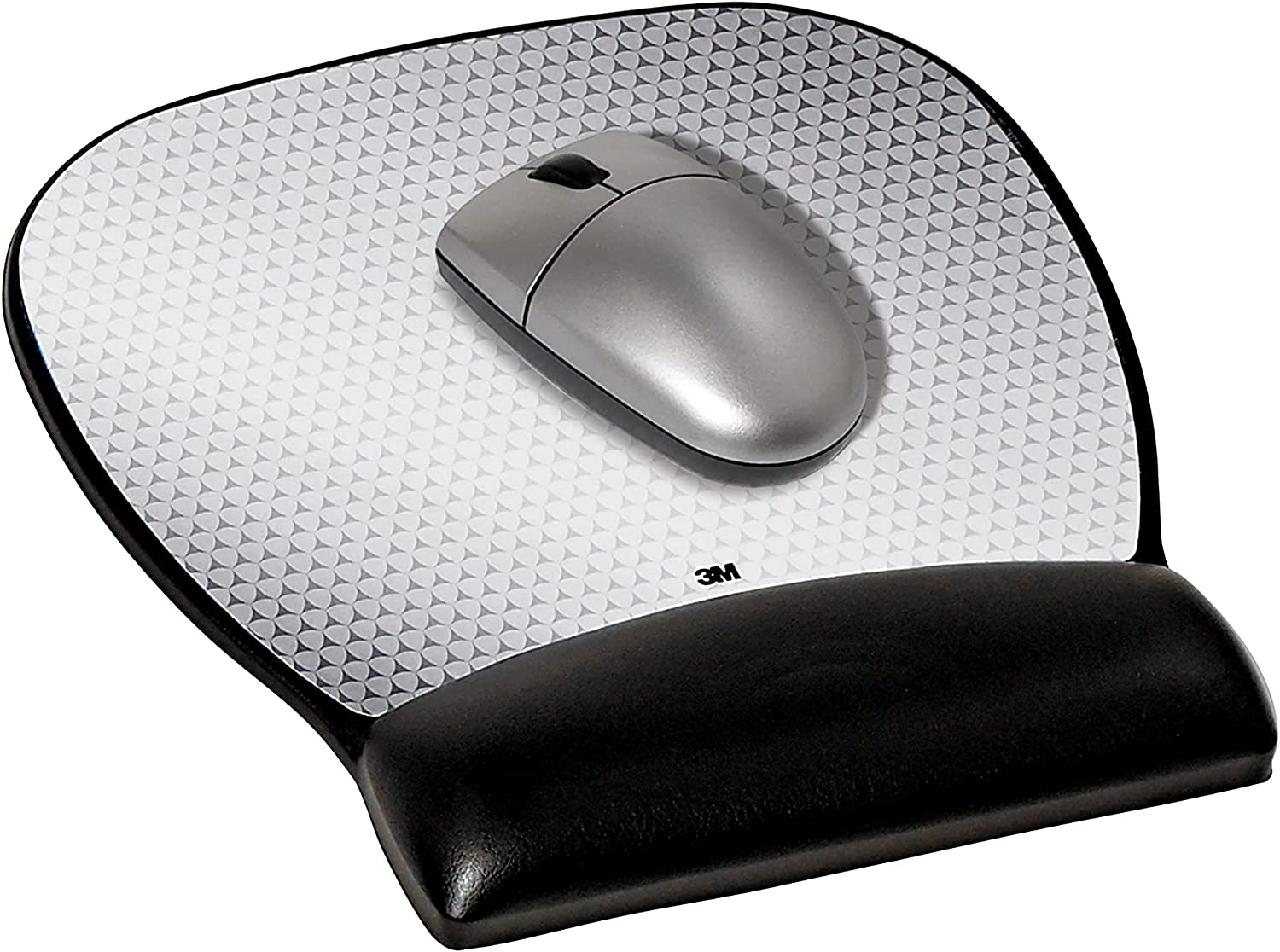3M Precise Mouse Pad with Gel Wrist Rest, Soothing Gel Comfort with Durable, Easy to Clean Leatherette Cover, Optical Mouse Performance and Battery Saving Design, 9.2" x 8.7", Black (MW310LE) Vertex 8.7" x 9.2" Mouse Pad - Dealtargets.ca