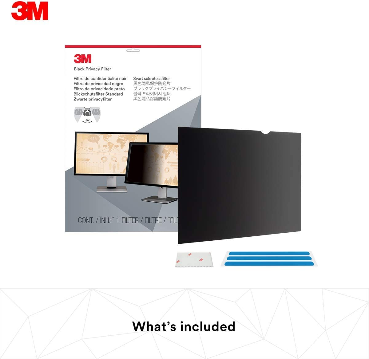 3M Privacy Filter for 20.1" Standard Monitor (4:3) (PF201C3B) - Dealtargets.ca
