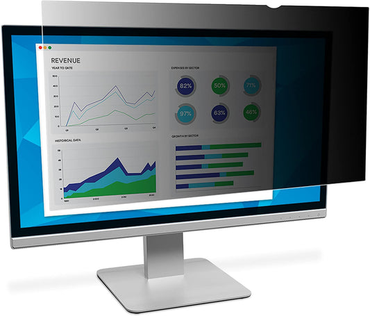 3M Privacy Filter for 24" Full Screen Monitors (PF240W1E)  (16:10), Black Black 24" Full Screen Monitor 16:10 - Dealtargets.ca