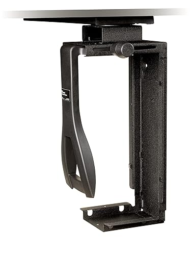 3M Under - Desk CPU Holder, 17" Track, 360 Degree Swivel, Width & Height Adjustable, Under - Desk Computer Tower Mount - Dealtargets.ca